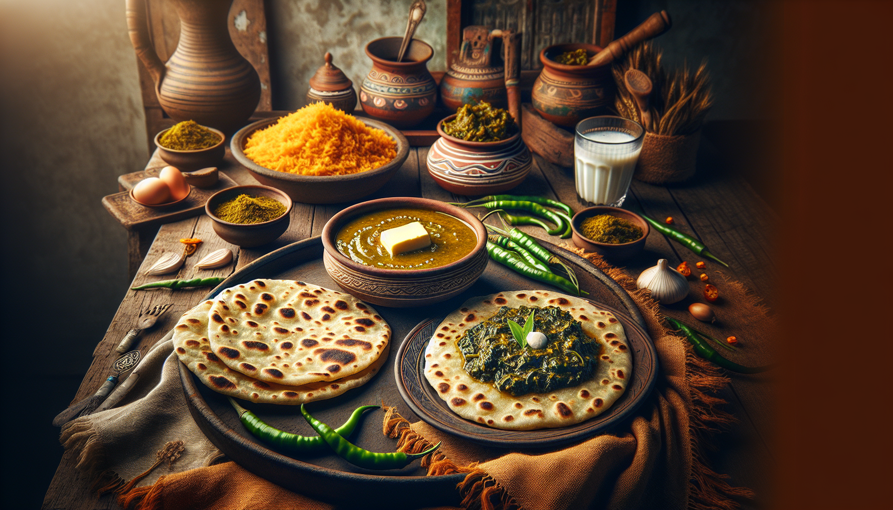 पंजाब के दिल से: मक्की दी रोटी और सरसों दा साग का अनूठा स्वाद