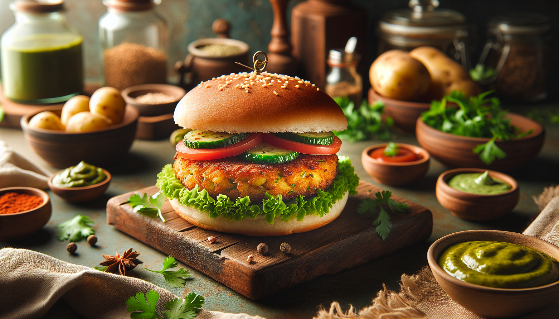 क्रिस्पी आलू टिक्की बर्गर: घर पर बनाएं रेस्टोरेंट जैसा स्वादिष्ट नाश्ता