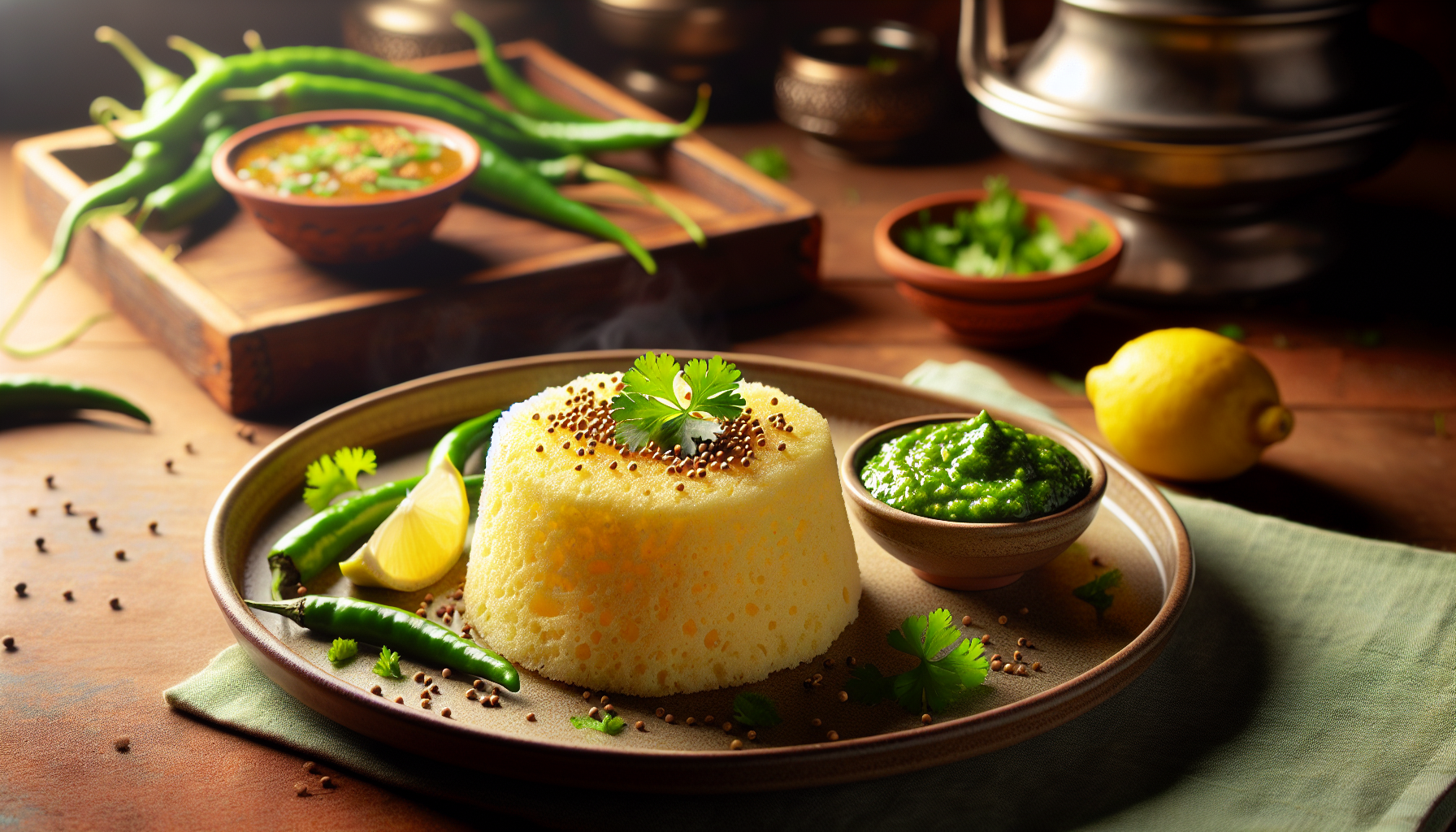 गुजराती ढोकला और हरी चटनी की स्वादिष्ट रेसिपी: घर पर बनाएं आसानी से