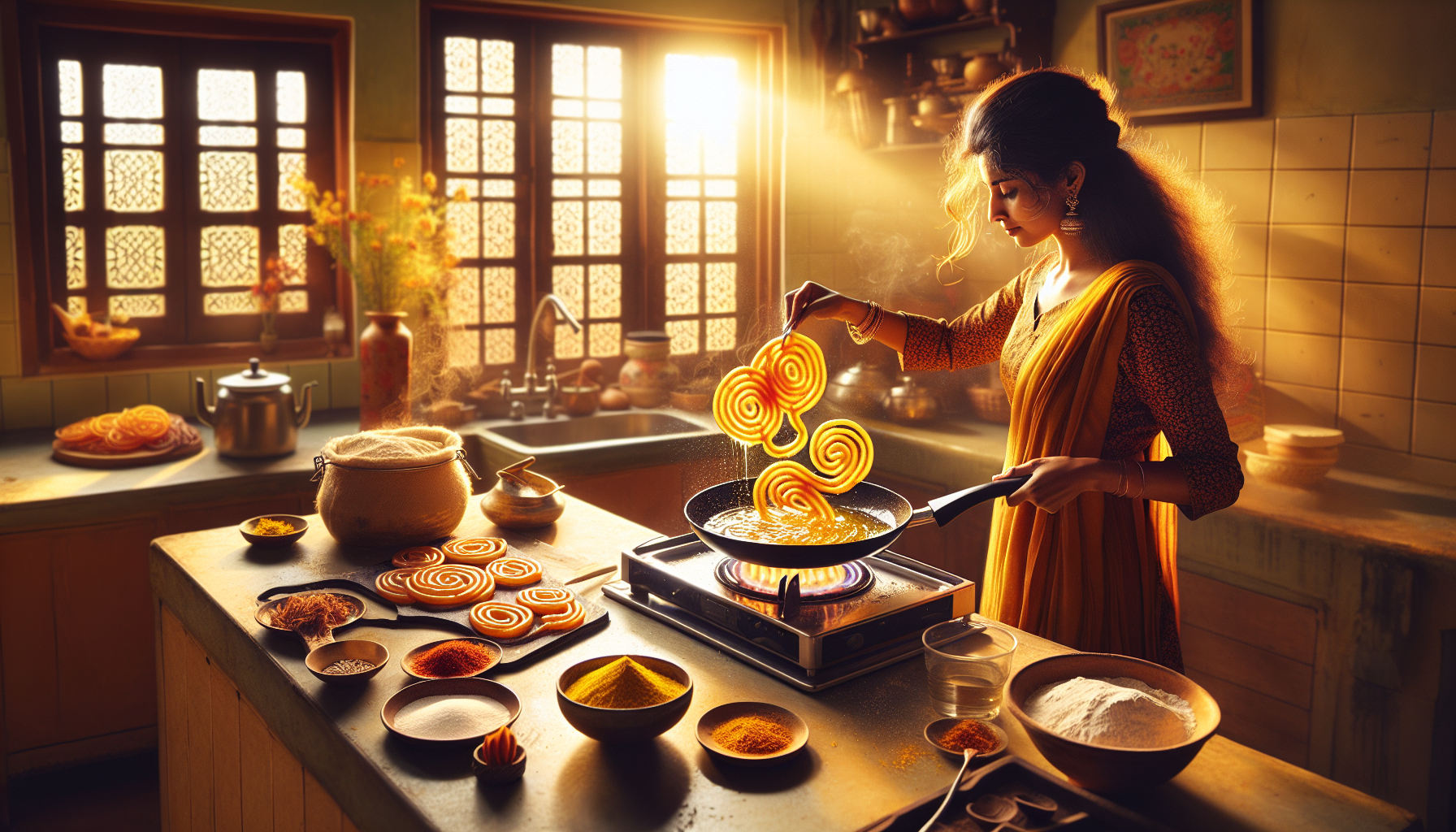 बाज़ार जैसी स्वादिष्ट और कुरकुरी जलेबी बनाने की सरल रेसिपी सीखें घर पर