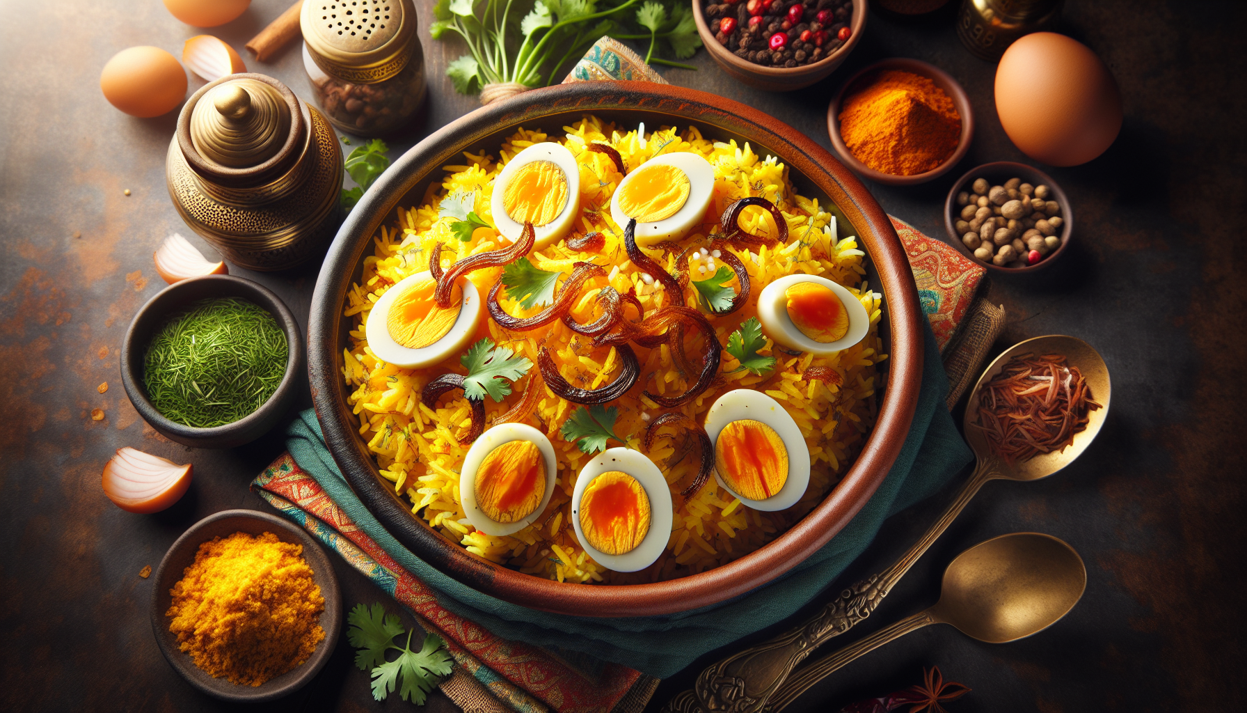 अंडा बिरयानी रेसिपी: घर पर आसानी से बनाएं स्वादिष्ट और लाजवाब डिश