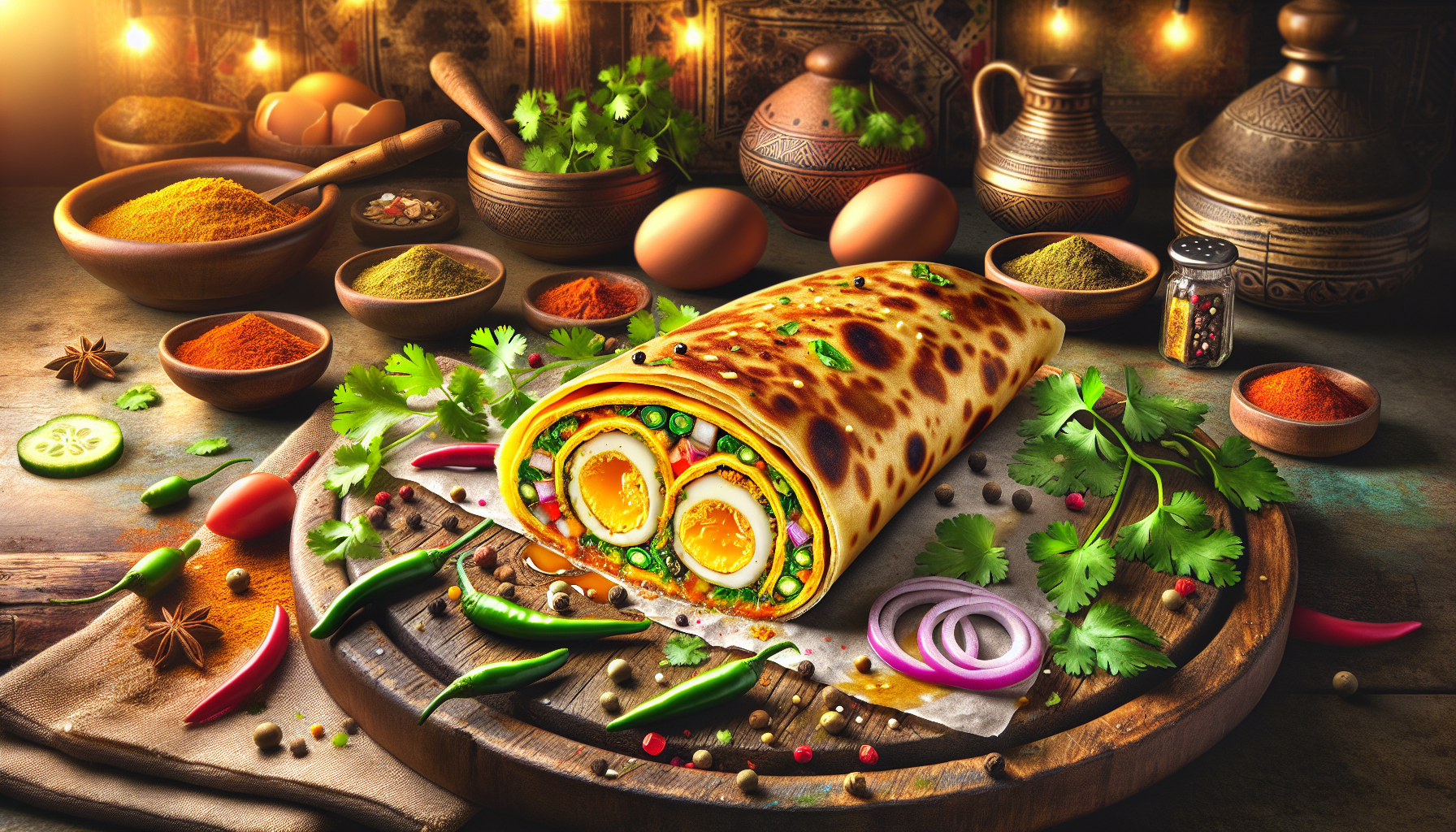 अंडा पराठा रोल बनाने की आसान विधि और लाजवाब स्वाद का रहस्य